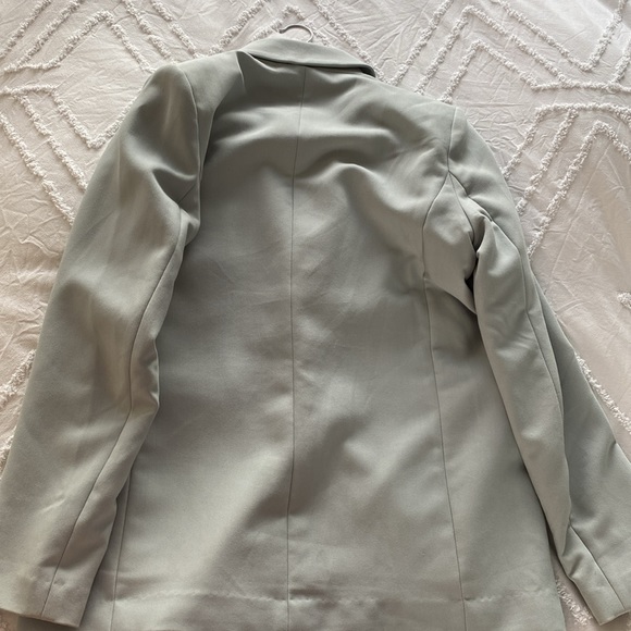 Mint green Abercrombie blazer - Picture 3 of 4